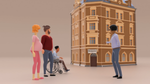 3D karakterer - Skolekontor